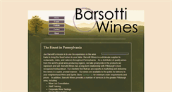 Desktop Screenshot of barsottiwines.com
