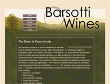 Tablet Screenshot of barsottiwines.com